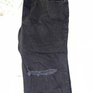 Abercrombie & Fitch Men's Black Straight Jeans